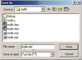 Name your definition file